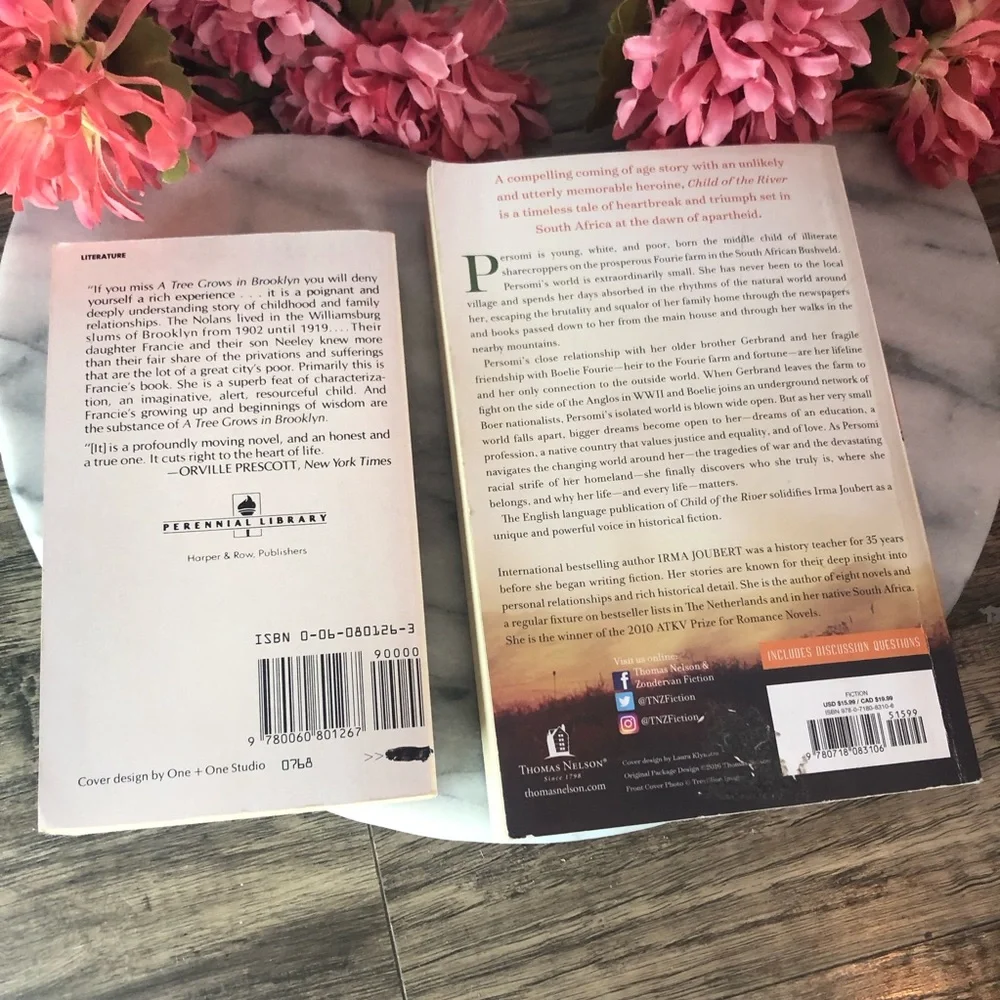 CHILD OF THE RIVER & A TREE GROWS IN BROOKLYN 2 paperback books historical